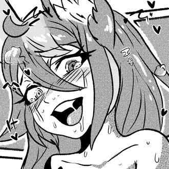 Ahegao YCH by @TheDarkCartoon